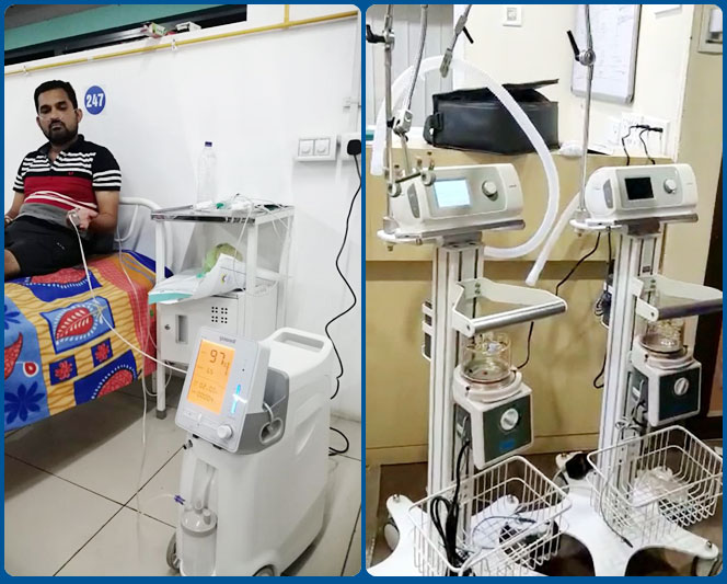 Donation of 5 Ventilators to Health World hospital, Durgapur