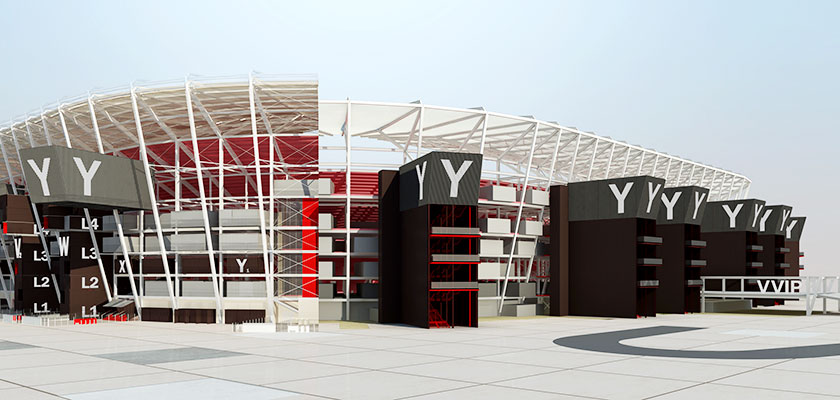 architectural_model_40K Stadium