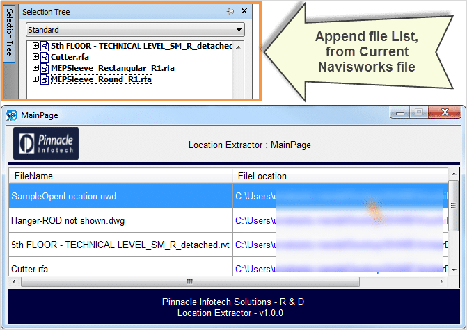 Navisworks Add-in | Location Extractor