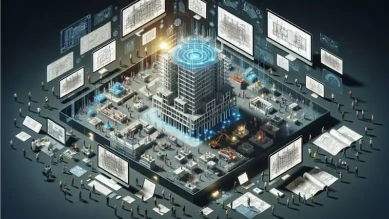 Building Information Modeling (BIM) illustration