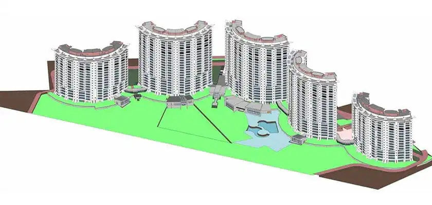 arch_bim_model_Dubai-Festival-City
