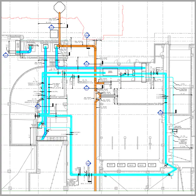 Expert Electrical BIM Services for 601 North Central Project in Phoenix, AZ