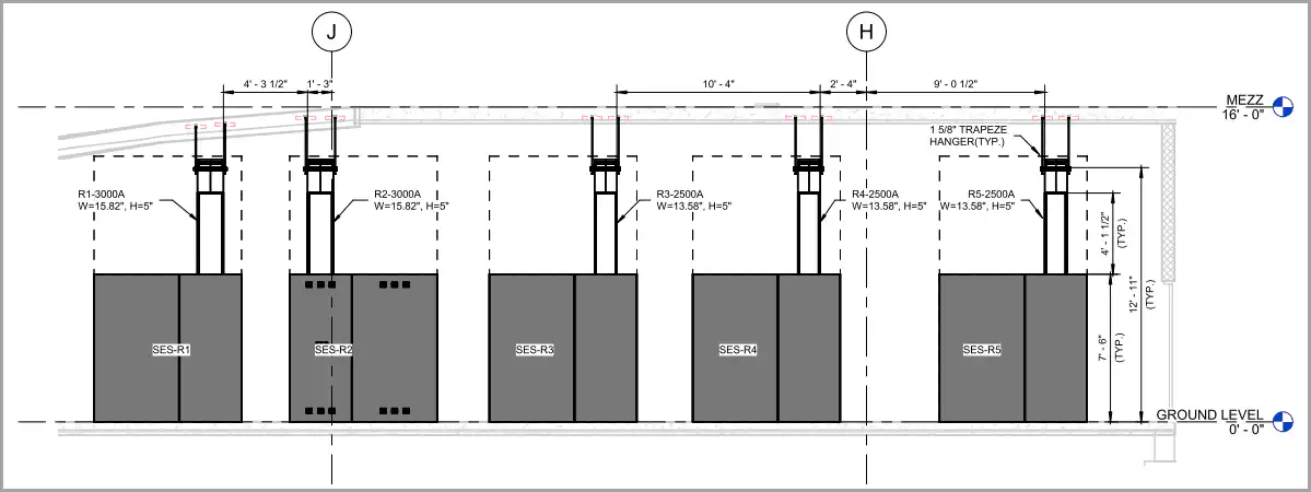 Expert Electrical BIM Services for 601 North Central Project in Phoenix, AZ