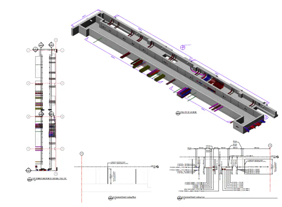 Mills Memorial Hospital - Electrical BIM Services