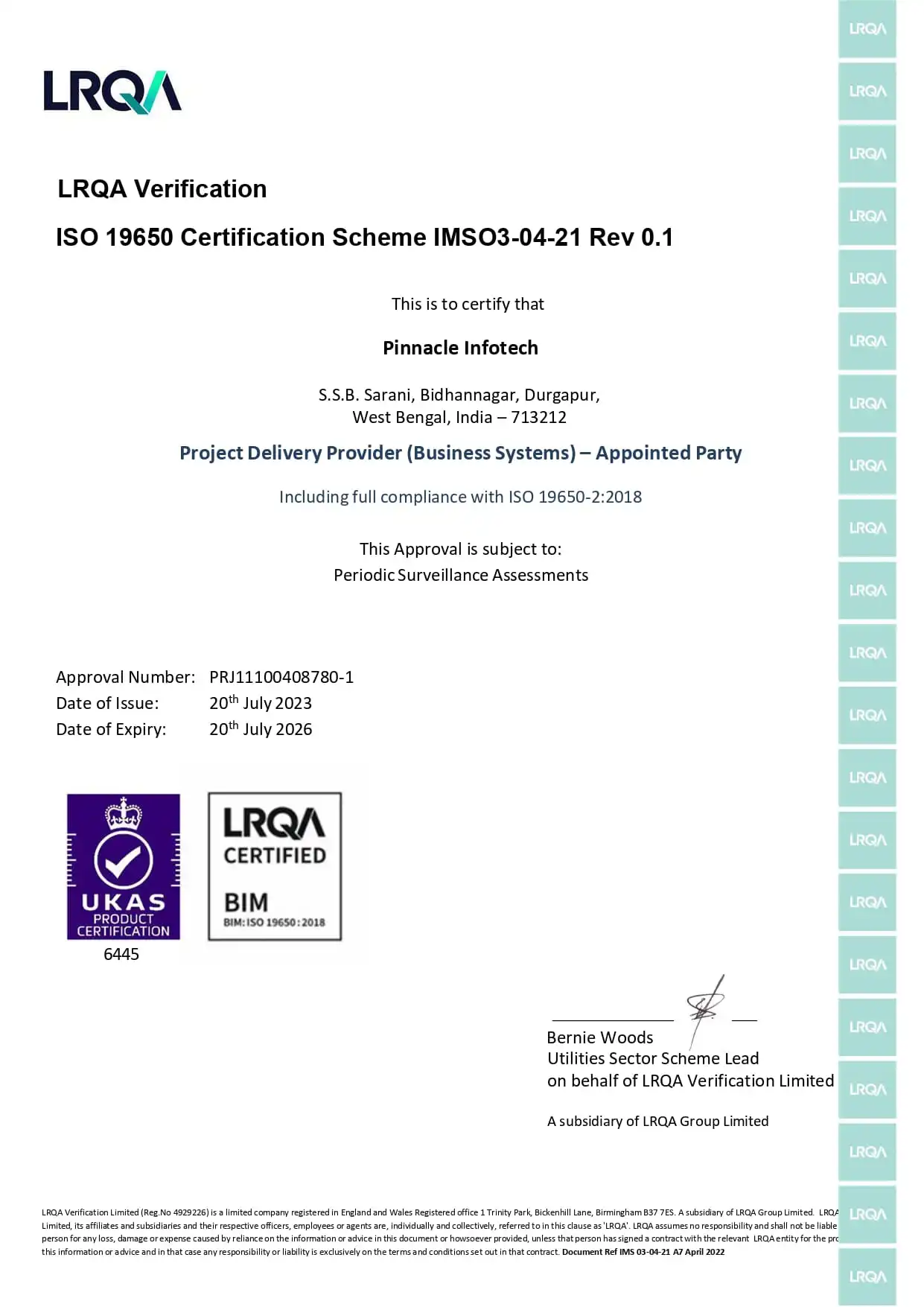 Elevating BIM Standards: Pinnacle Infotech Attains ISO 19650 Certification