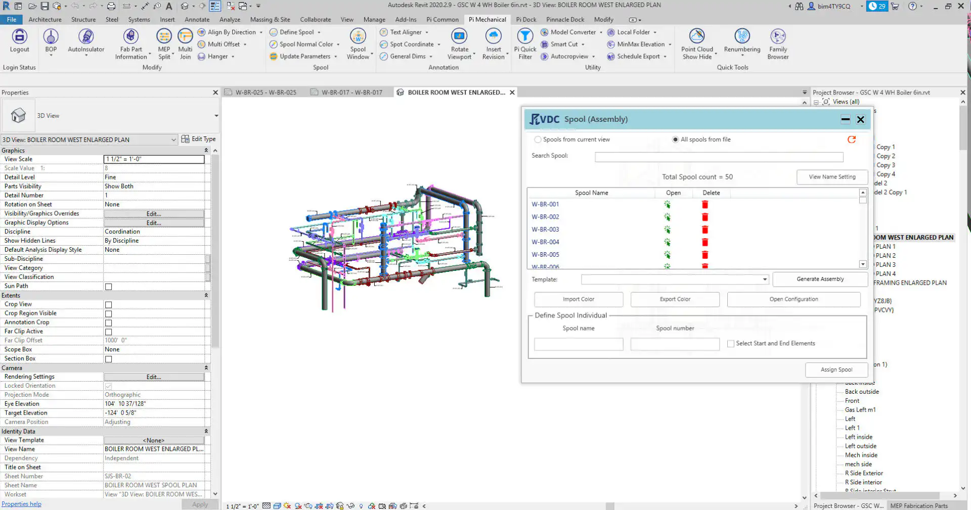 PiVDC Tools Used in Grand Street Commons East Project: Streamlining Spooling and Enhancing Efficiency