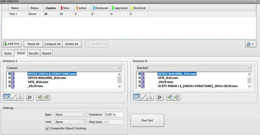Selecting two different discipline models