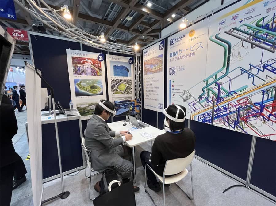 Pinnacle Japan Build Expo showcasing building information model workflows