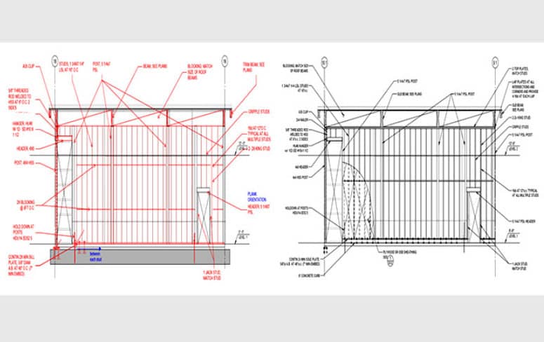 Drafting details for structural engineering