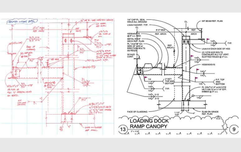 Image for detail drawing in structural engineering