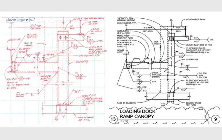 Image for detail drawing in structural engineering
