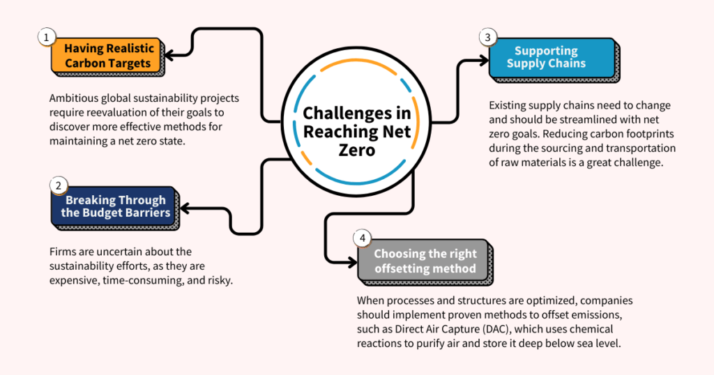Challenges in Reaching Net Zero