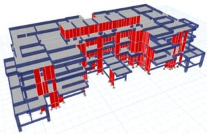 Three-storey concrete condo building, Bahamas - DD