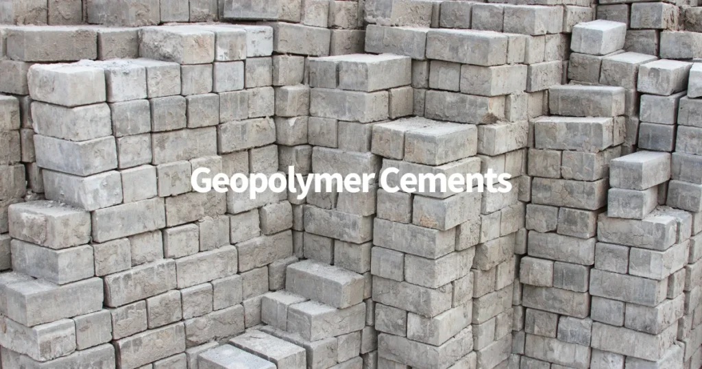 Geopolymer Cements