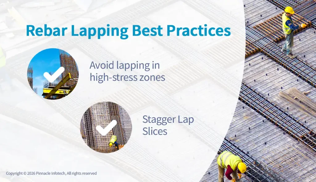rebar lapping best practices