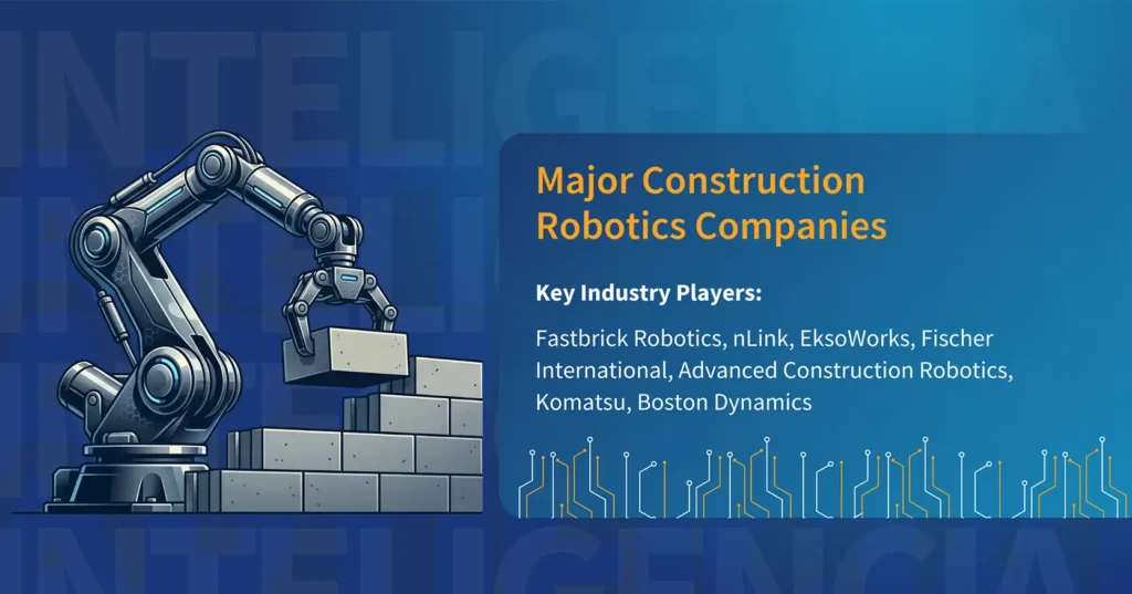 Major Construction Robotics Companies