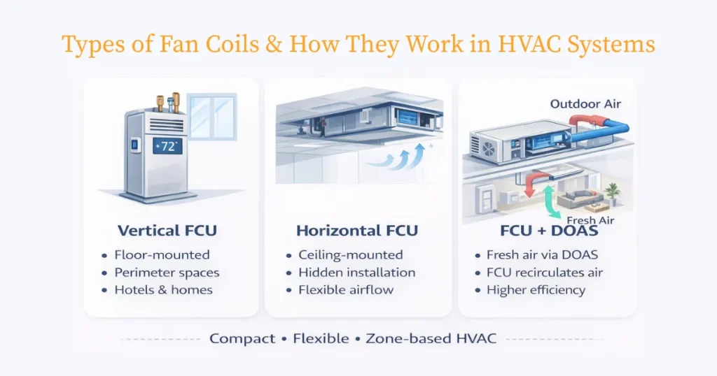 Types of Fan Coils & How They Work in HVAC Systems