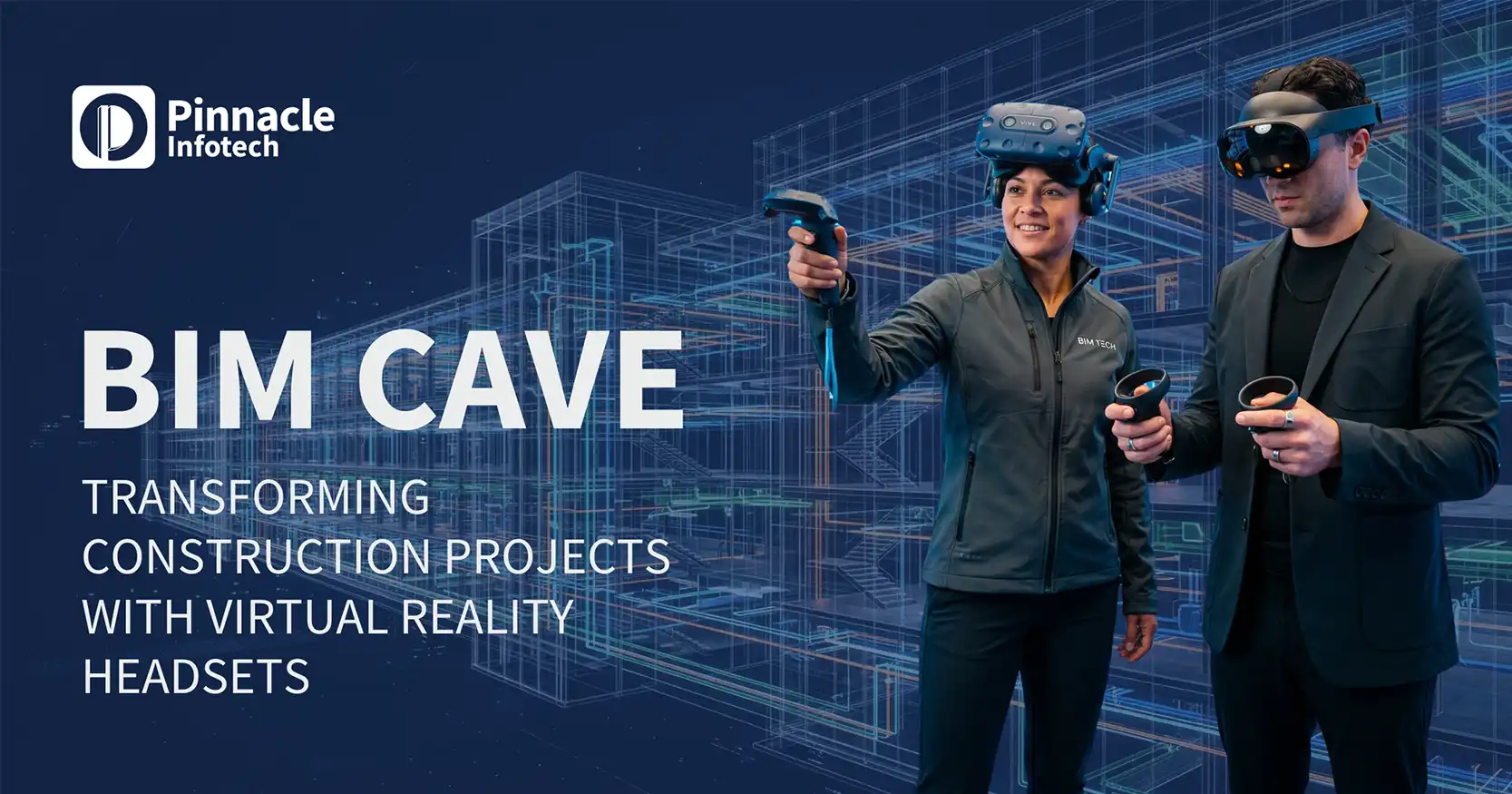 BIM CAVE Transforming Construction Projects with Virtual Reality Headsets