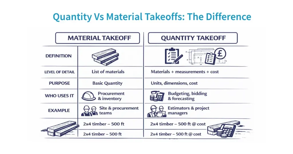 Quantity Vs Material Takeoffs_ The Difference
