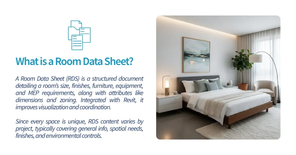 What is a Room Data Sheet