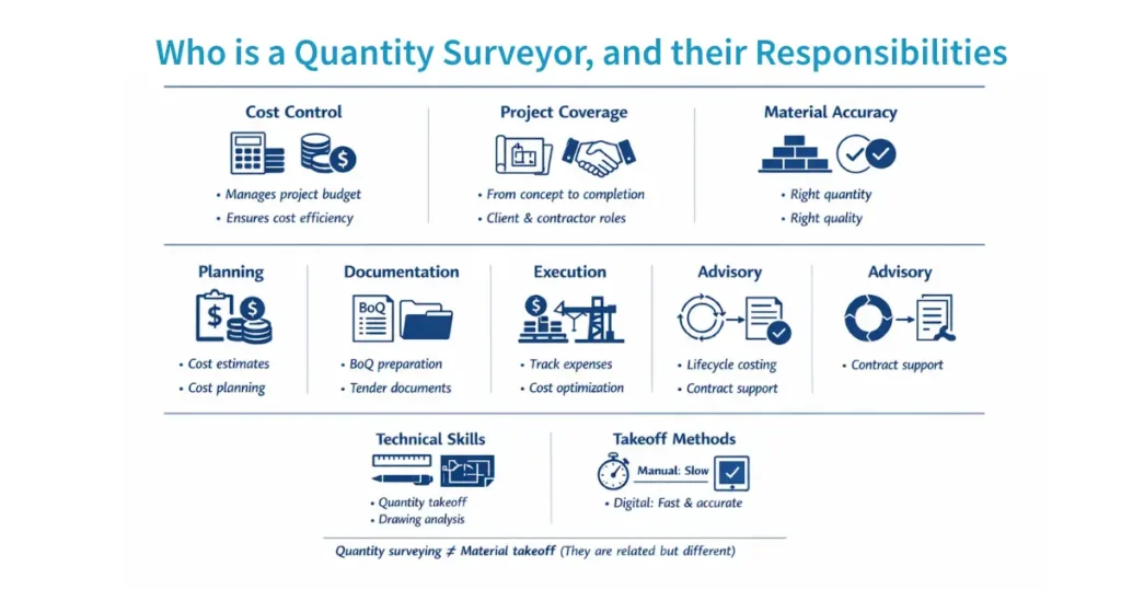 Who is a Quantity Surveyor, and their Responsibilities