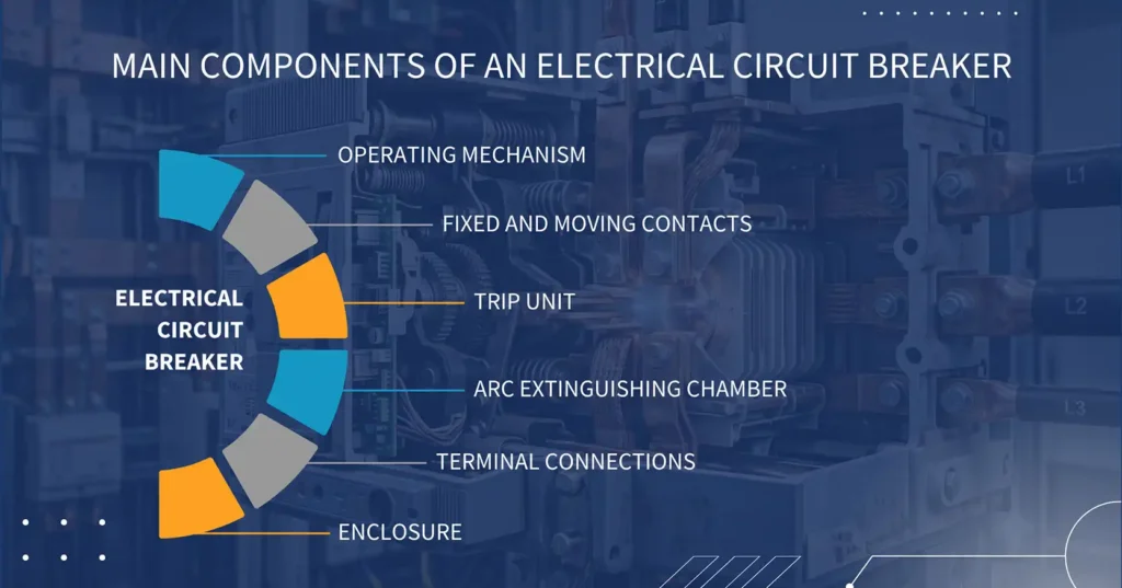 Main Components of an Electrical Circuit Breaker