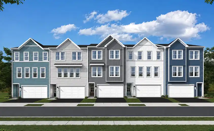 USA, Architectural Project for Townhomes, Van Metre Homes