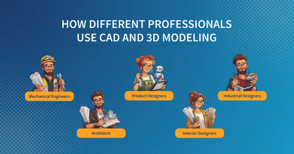 How Different Professionals Use CAD and 3D Modeling