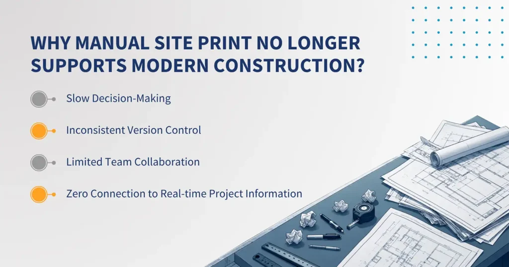 Why Manual Site Print No Longer Supports Modern Construction