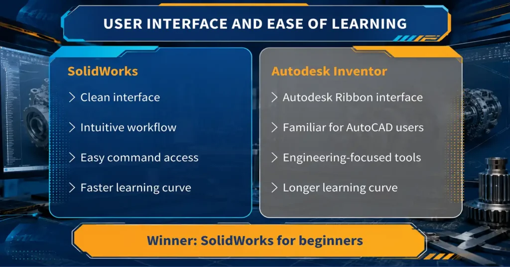 User Interface and Ease of Learning