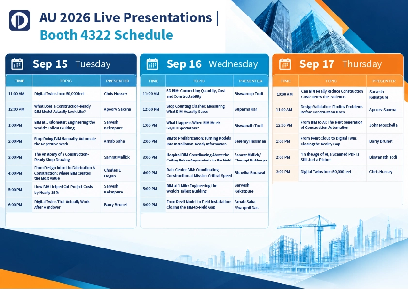 AU 2026 Live Presentations