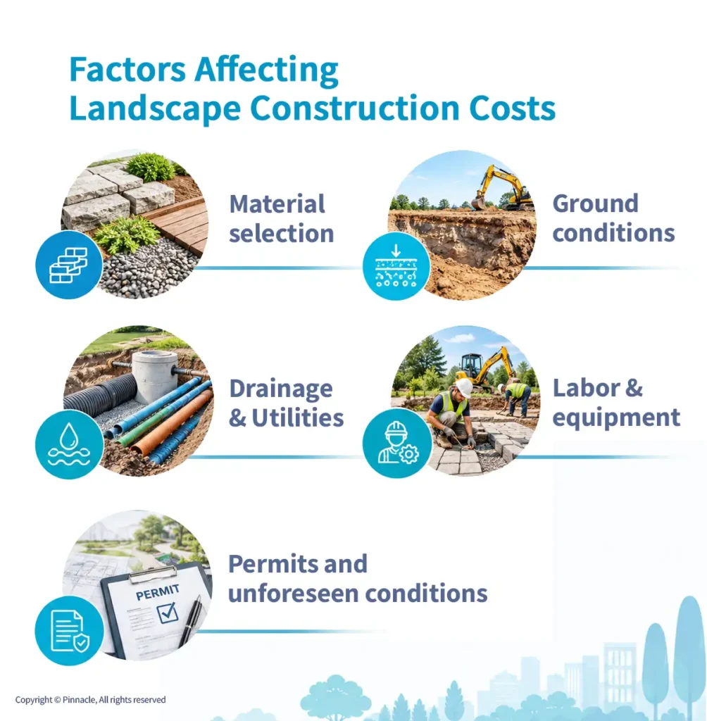 Factors Affecting Landscape Construction Costs