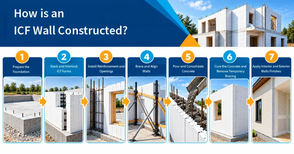 How is an ICF Wall Constructed