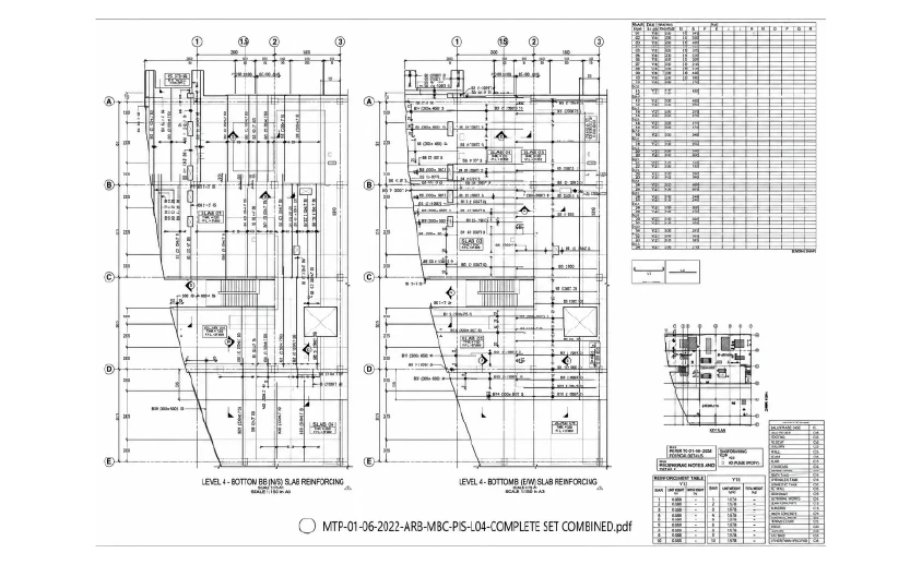 Slab & Beam Drawing